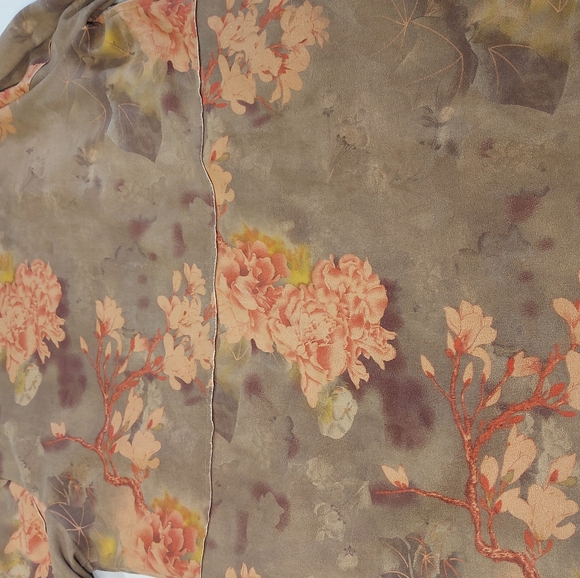 Amanda Green Floral Fall Lightweight Open Jacket, XXL - Picture 11 of 15